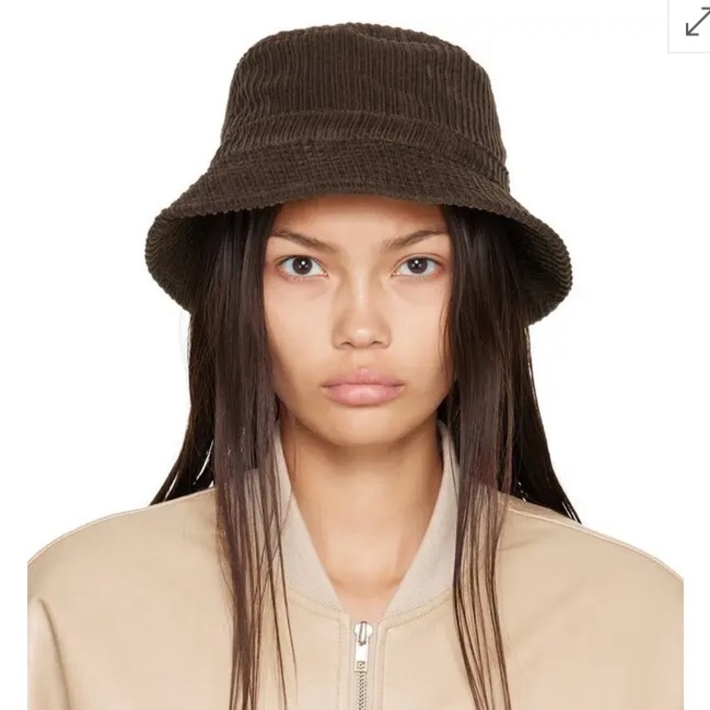 A.P.C Brown Corduroy Bucket Hat